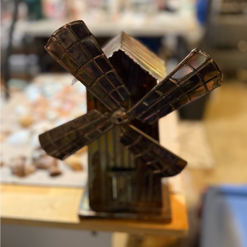 Rustic Copper Windmill Decor - Picture 4 of 10